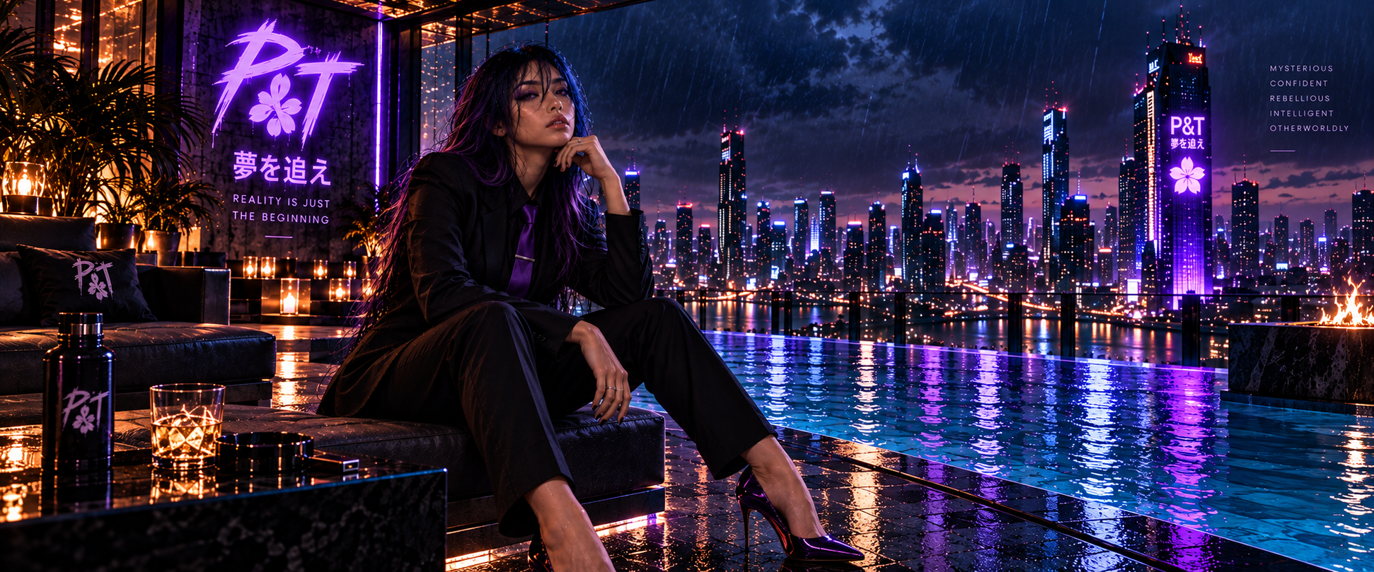 Pool lounge widescreen artwork