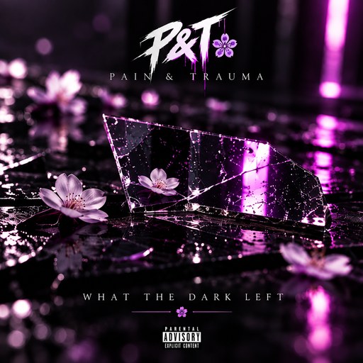WHAT THE DARK LEFT album artwork