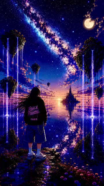 Floating Isles animated wallpaper