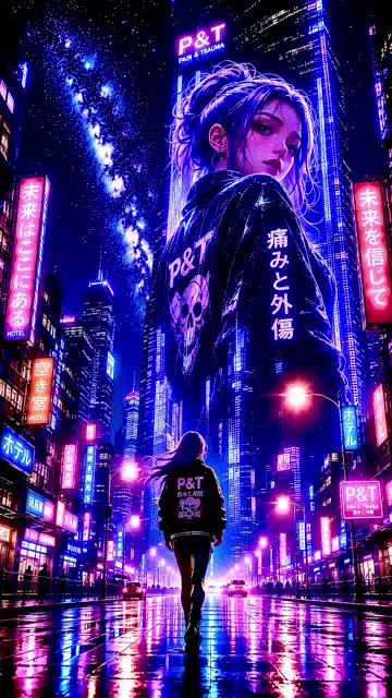 Long Walk animated wallpaper