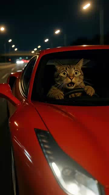 Wasted Cat animated wallpaper